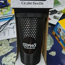 Ly nhựa 2 lớp năng động — đựng nước uống - KM Cafe Phố