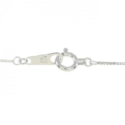 K18WG Hoa Tourmaline Dây Chuyền 0.14CT - Hàng hiệu Chính hãng 861181