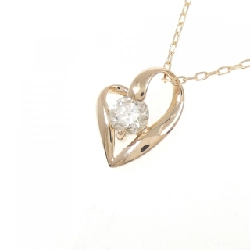 K18PG Dây chuyền trái tim kim cương 0.30CT - Hàng hiệu chính hãng 859090