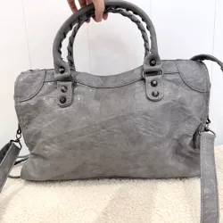 ✨ TÚI DA THẬT FORM BALEN SIÊU XINH – XÁM GHI CỰC TÂY ✨ 975923