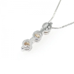 K18WG Ba viên đá kim cương Dây chuyền 0.5CT - Hàng hiệu Chính hãng 862065