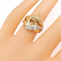 Nhẫn kim cương K18YG/PT900 0.03CT 668717