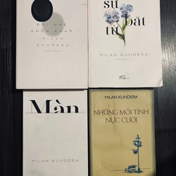 Combo 4 tác phẩm Milan Kundera (đọc kĩ mô tả)