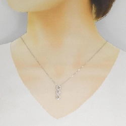 K18WG Dây chuyền kim cương 1.00CT - Hàng hiệu Chính hãng 861094