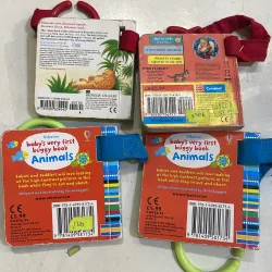 NGOẠI VĂN : sách trò chơi : usborne - baby’s very first buggy book Animals ; Dinosour  1027462