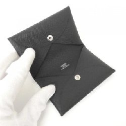 【Sản phẩm chưa sử dụng】Thẻ đựng thẻ Hermes Calvi 044164CK 623396