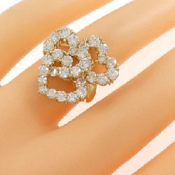 Nhẫn kim cương hình trái tim K18YG 2.10CT - Hàng hiệu chính hãng 854137