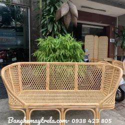 Ghế sofa mây tự nhiên hiện đại lưng caro 701587