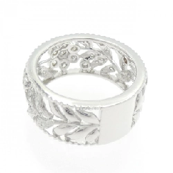 Nhẫn kim cương hoa K18WG 0.44CT 669503