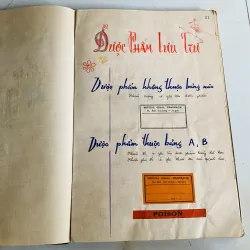 Sổ dược khoa viết tay (1969) 1013337