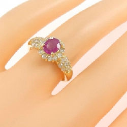 Nhẫn Ruby K18YG 0.66CT - Hàng hiệu Chính hãng 854445