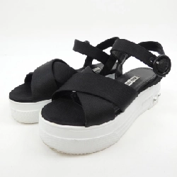 Giày sandal nền cao MIU MIU 5X996C 656241