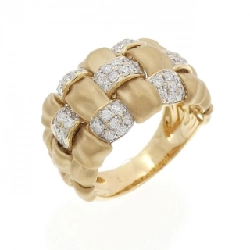 Nhẫn kim cương 750YG/750WG 0.83CT - Hàng hiệu Authentic