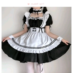 Maid ngắn cho nữ size s mới test 1 lần 360566