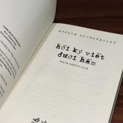 Hồi ký viết dưới hầm - Fyodor Dostoyevsky 1000899