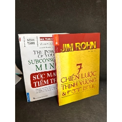 [Phiên Chợ Sách Cũ] 7 Chiến Lược Thịnh Vượng & Hạnh Phúc, Mới 90% (có vết nước nhẹ) + Sách tặng, 2019 - Jim Rohn H1004-SBM