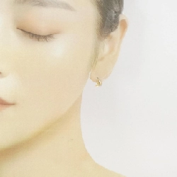 K18YG Mặt trăng Aquamarine Bông tai - Hàng hiệu Chính hãng 868849