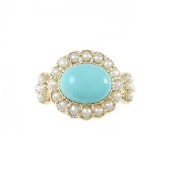 Nhẫn Turquoise K10YG 2.18CT - Hàng hiệu Chính hãng 850501