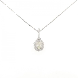 K18WG Dây chuyền kim cương 0.51CT - Hàng hiệu Chính hãng