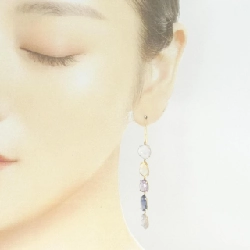 K18YG Sapphire Bông tai 14.64CT - Hàng hiệu Chính hãng 877299