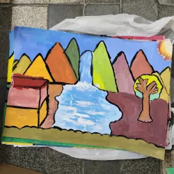 Combo 22 tranh vẽ acrylic chủ đề phong cảnh 799973