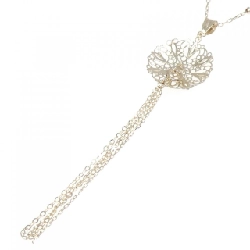 K18WG 2WAY Dây chuyền kim cương 0.01CT - Hàng hiệu Authentic 848321