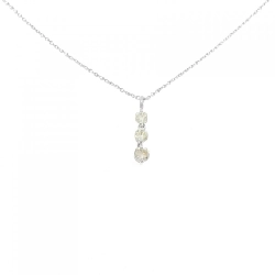 Dây chuyền kim cương K18WG 0.53CT - Hàng hiệu Chính hãng