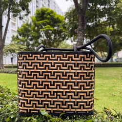 TÚI XÁCH ĐEO VAI MÂY TRE ĐAN PHÒNG CÁCH BOHO RETRO