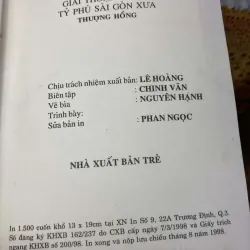 Giai Thoại Về Các Tỉ Phú Sài Gòn Xưa - Thượng Hồng 931594