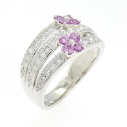 Nhẫn Sapphire Hoa PT900 0.30CT - Hàng hiệu Chính hãng