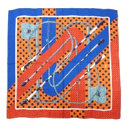 HERMES CLIC CLAC A POIS H432676S Khăn choàng - Hàng hiệu Chính hãng