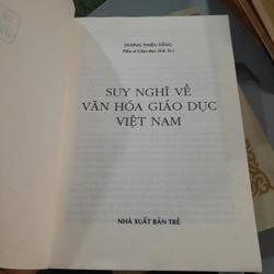 SUY NGHĨ VỀ VĂN HÓA GIÁO DỤC VIỆT NAM - Dương Thiệu Tống 442460