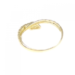 Nhẫn kim cương K18YG hình rắn 0.11CT 672847