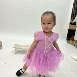 Váy Disney GAP tím size 6-12M: 7-10kg tặng kèm nơ tím 504910