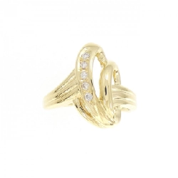 Nhẫn kim cương K18YG 0.05CT 671540