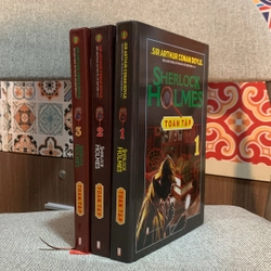 Combo Sách trinh thám - Sherlock Holmes 3 tập, mới 90%, tặng kèm quà tặng 277741