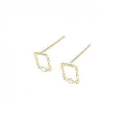 K18YG Bông tai kim cương 0.02CT - Hàng hiệu Chính hãng 873358