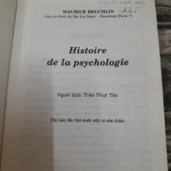 Lịch sử Tâm Lý Học- Tg Giáo sư Maurice Reuchlin- ĐH Rénes Descartes (Paris4) 777312
