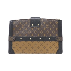 Túi xách đeo vai Louis Vuitton Monogram Reverse Trunk Clutch M43596 - Hàng hiệu Authentic 776648
