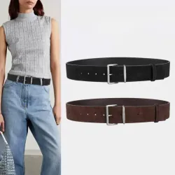 Thắt Lưng Nữ Bản To Khóa Vuông Kim Loại - Tôn Dáng, Sang Trọng 977569