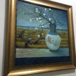 Tranh sơn dầu (60cm x 60cm) kèm khung 528072