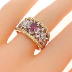 Nhẫn Ruby PT900/K18YG 0.36CT - Hàng hiệu Chính hãng 852125