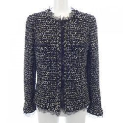 Jacket không cổ CHANEL P37210V26939