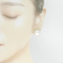 K18YG Mabe Pearl Earrings - Hàng hiệu Authentic 876768