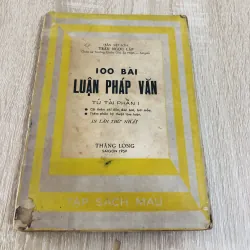 100 BÀI LUẬN PHÁP VĂN