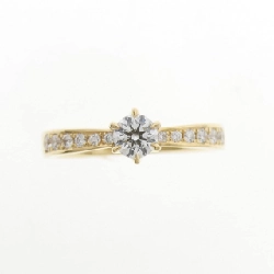 Nhẫn kim cương K18YG 0.221CT 668492