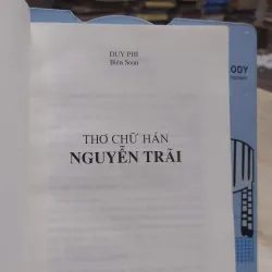 Sách - Thơ chữ Hán Nguyễn Trãi - Duy Phi biên dịch (A1) 564175