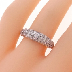 Nhẫn kim cương hồng PT900 Pavé 0.33CT - Hàng hiệu Authentic 850500