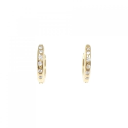 Bông tai kim cương K18YG 0.05CT - Hàng hiệu Chính hãng