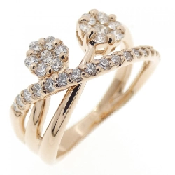 Nhẫn kim cương hoa K18PG 0.40CT - Hàng hiệu Authentic